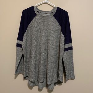American Eagle waffle shirt, size L